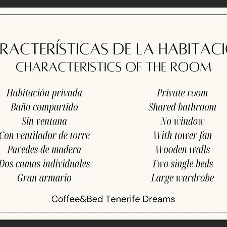 Tenerife Dreams Coffee&bed 산타크루스데 테네리페
